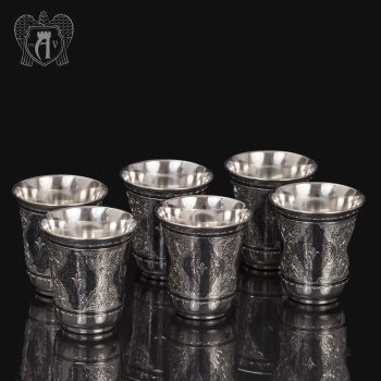 Набор серебряных стаканов «Аладдин»
