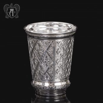 Серебряный стакан «Кристалл» из чистого серебра 999 пробы